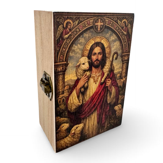 Good Shepherd Wooden Box