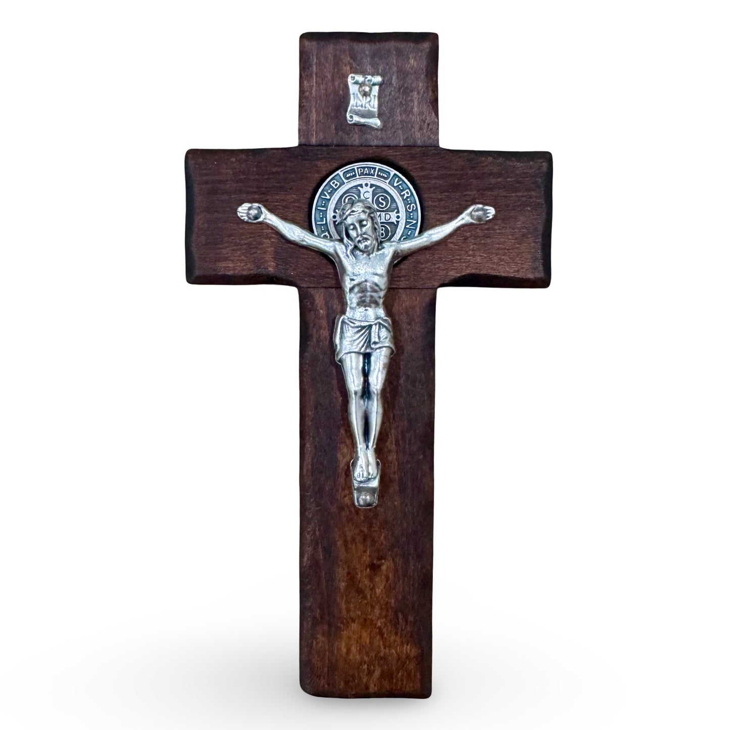 Espresso Colored St. Benedict Crucifix