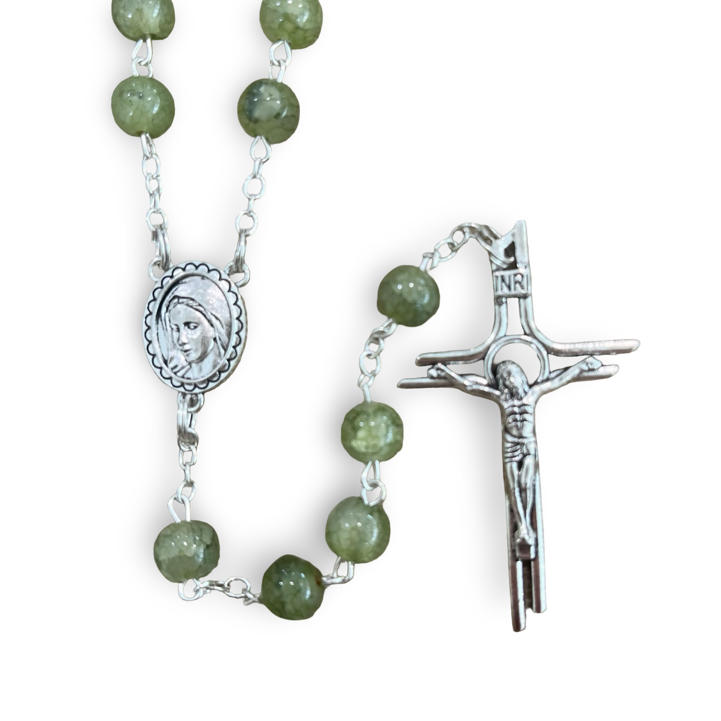 Large Marble Fatima Rosaries of Assorted Colors