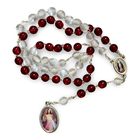 Divine Mercy Rosary with Miraculous Medal