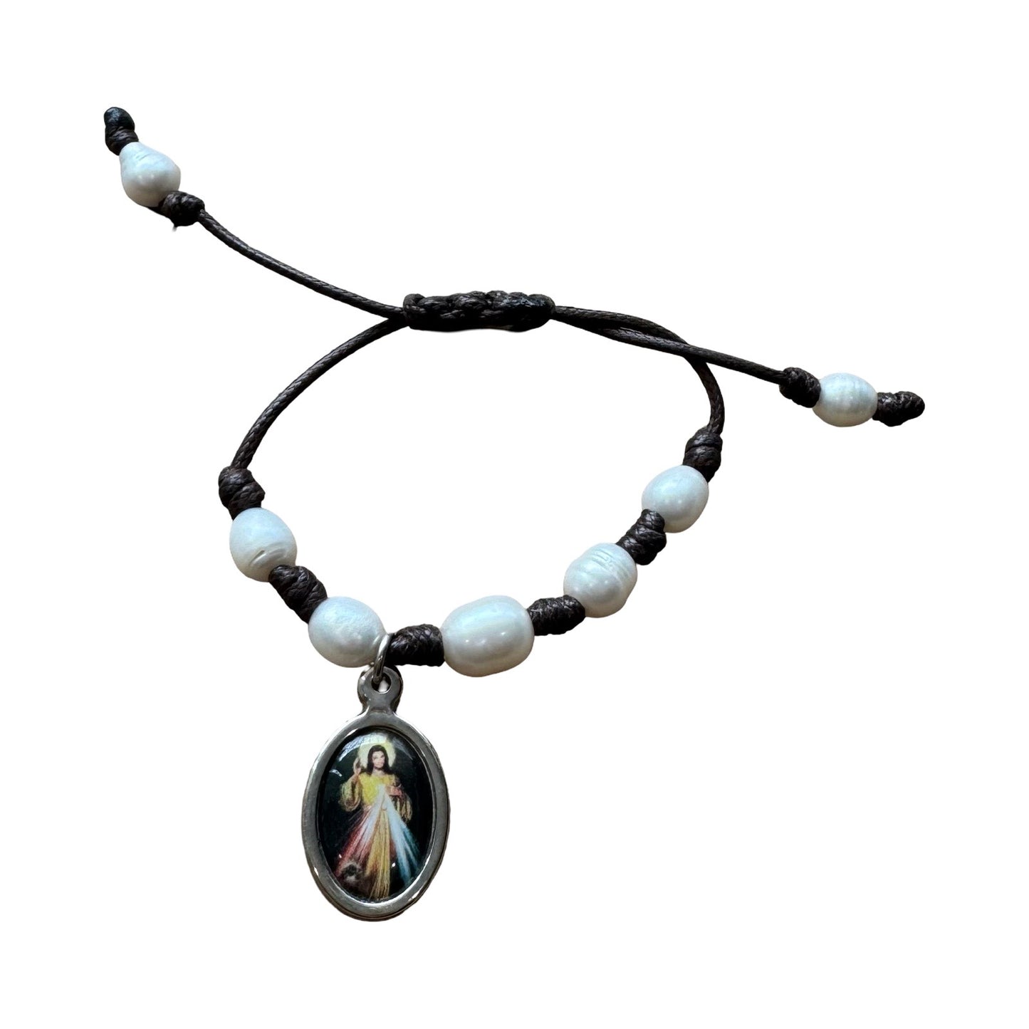 Pearl Beaded Adjustable Bracelet