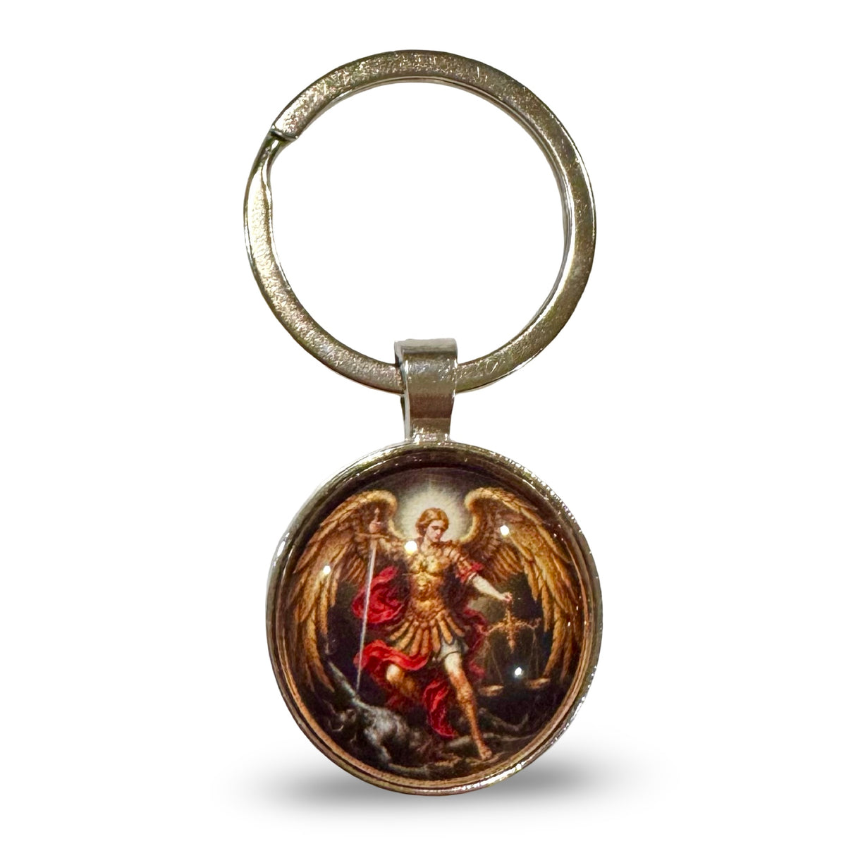 St. Michael the Archangel Colorful Keychain