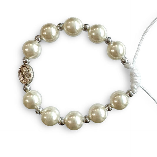 Pearl Queen of Peace Bracelets of Assorted Styles