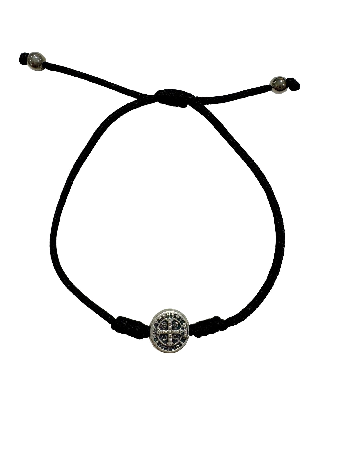 St. Benedict Medal Cord Bracelet of Assorted Colors