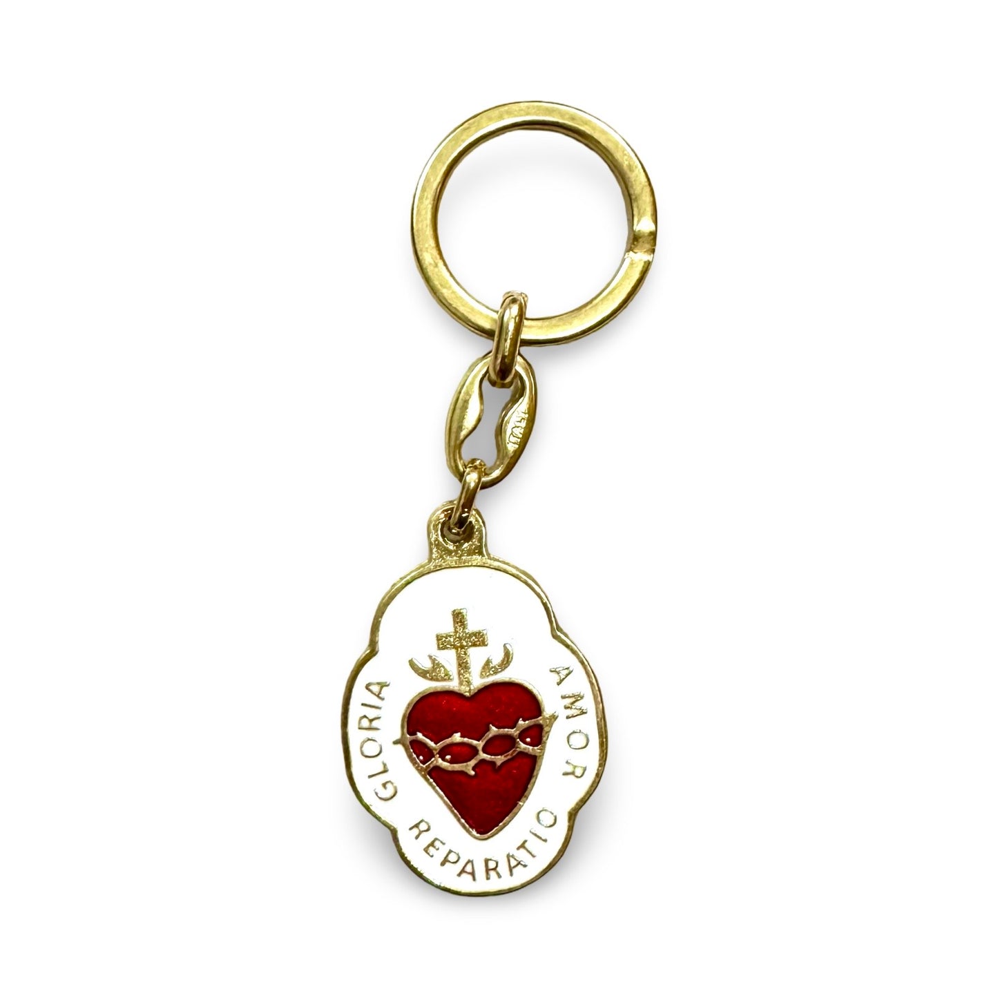 Sacred Heart Keychain - Gloria, Amor, Reparatio