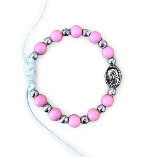 Colorful Queen of Peace Cord Bracelet