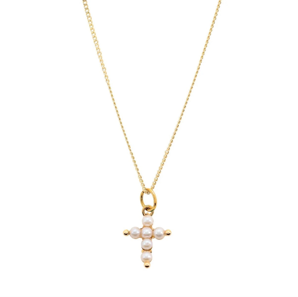 "TINY" CROSS Pearls