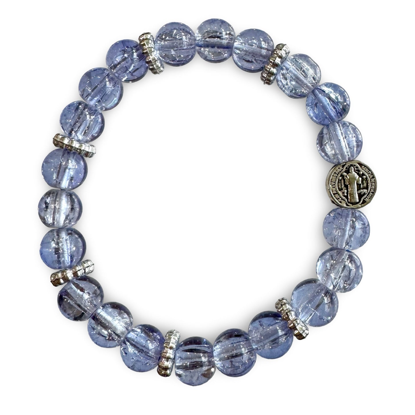Crystal Chaplet of Peace Bracelet