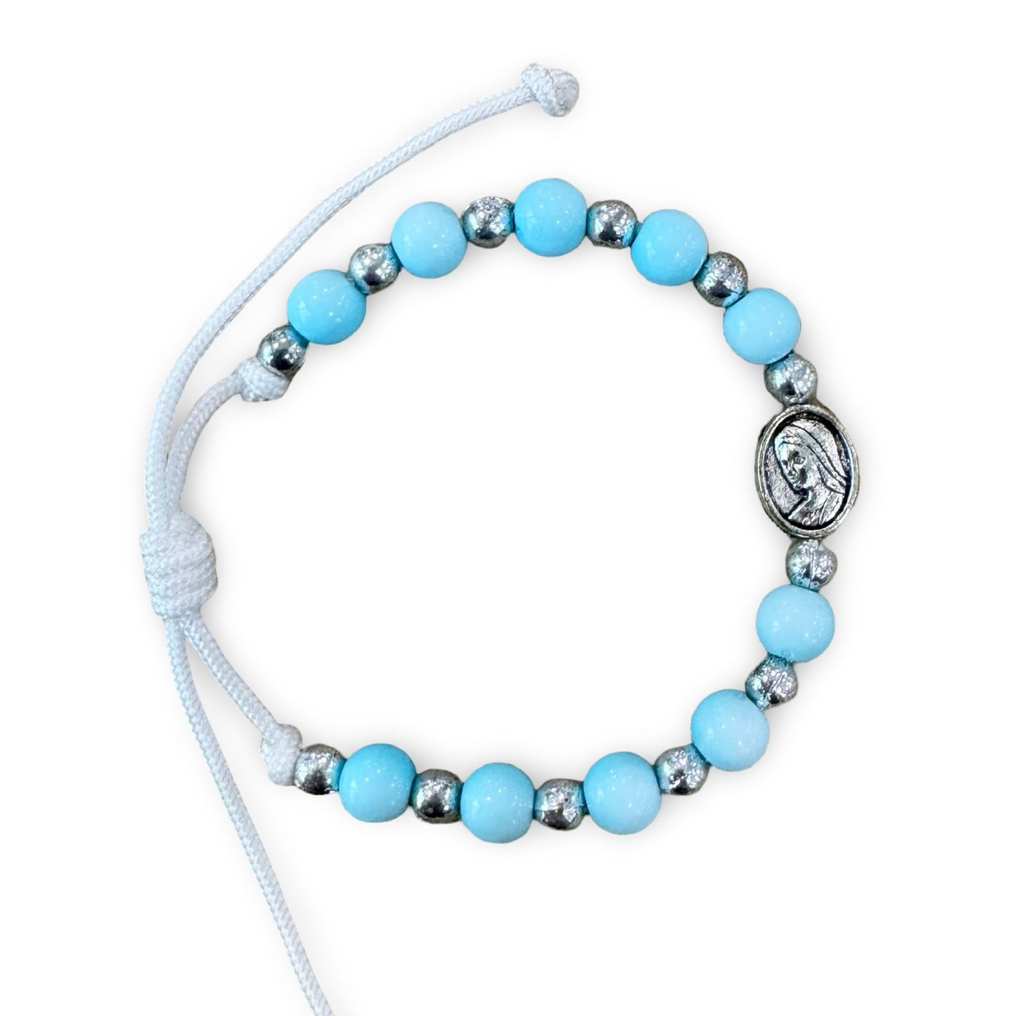 Colorful Queen of Peace Cord Bracelet