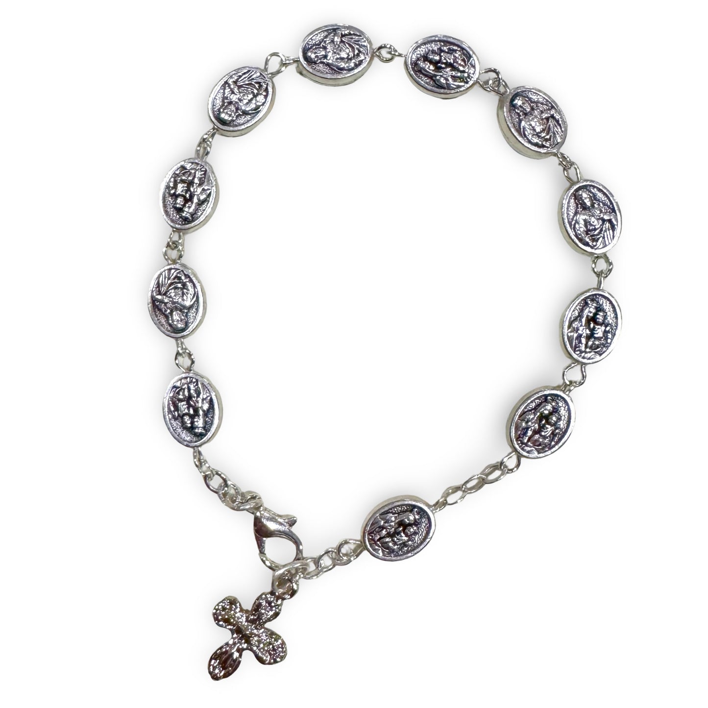 Scapular Medal Decade Bracelet