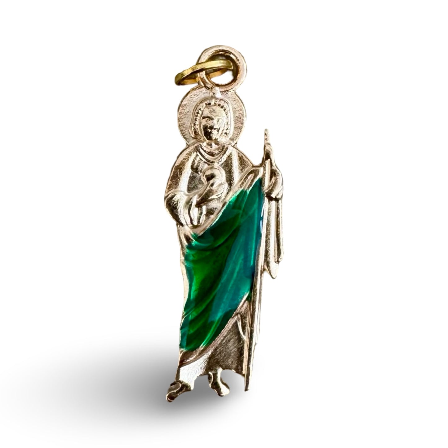 Colored St. Jude Pendant and Holy Card
