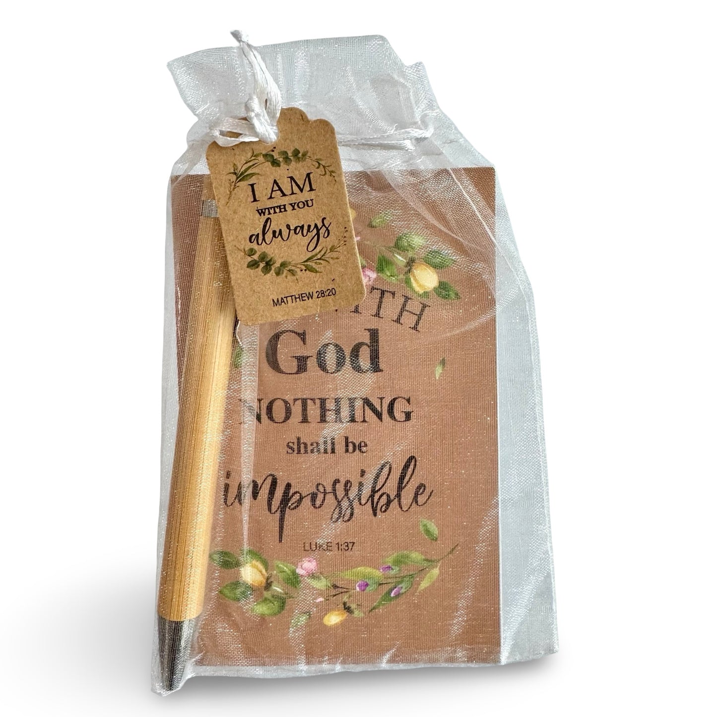 Scripture Verse Bundle - Notebook and Pen