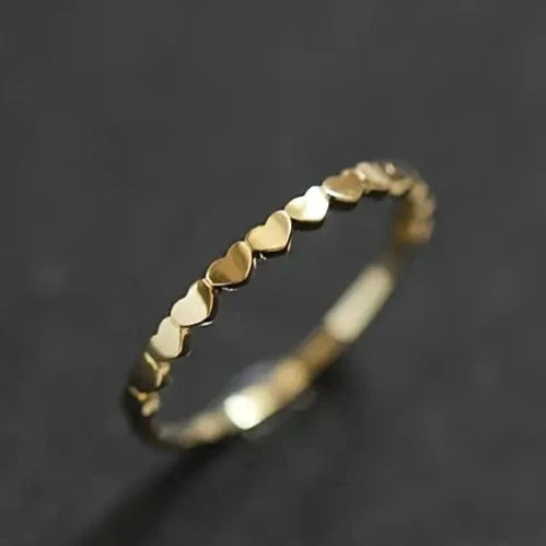 Gold Plated Heart Ring