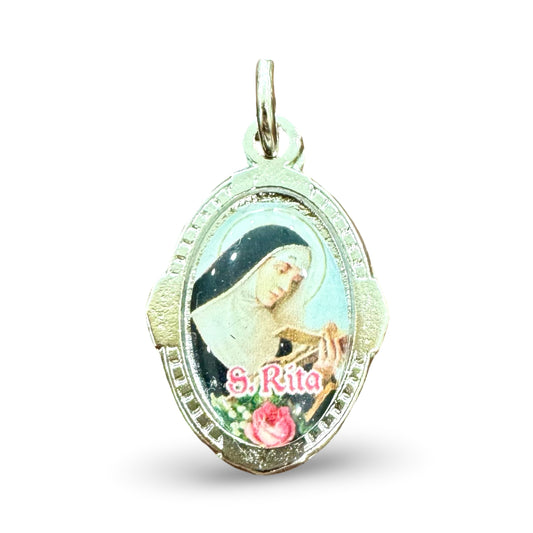 Colored St. Rita Medal