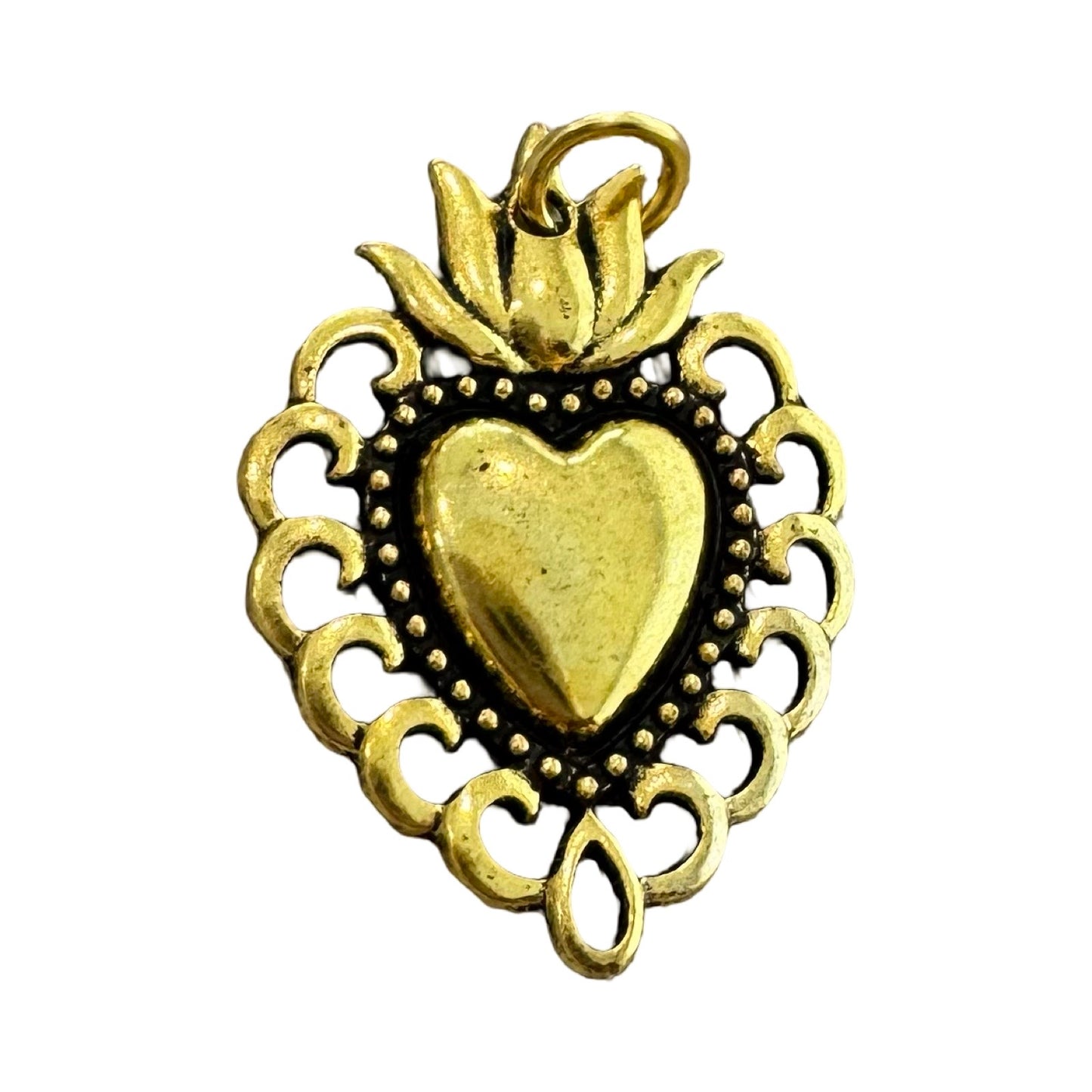 Assorted Gold Heart Pendants