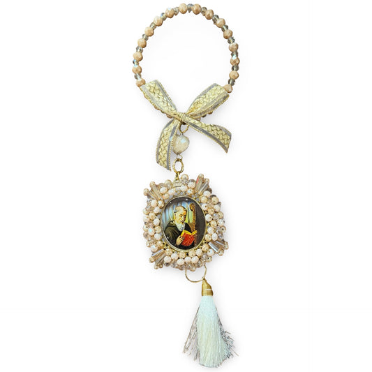 Rose Scented St. Benedict Door Hanger