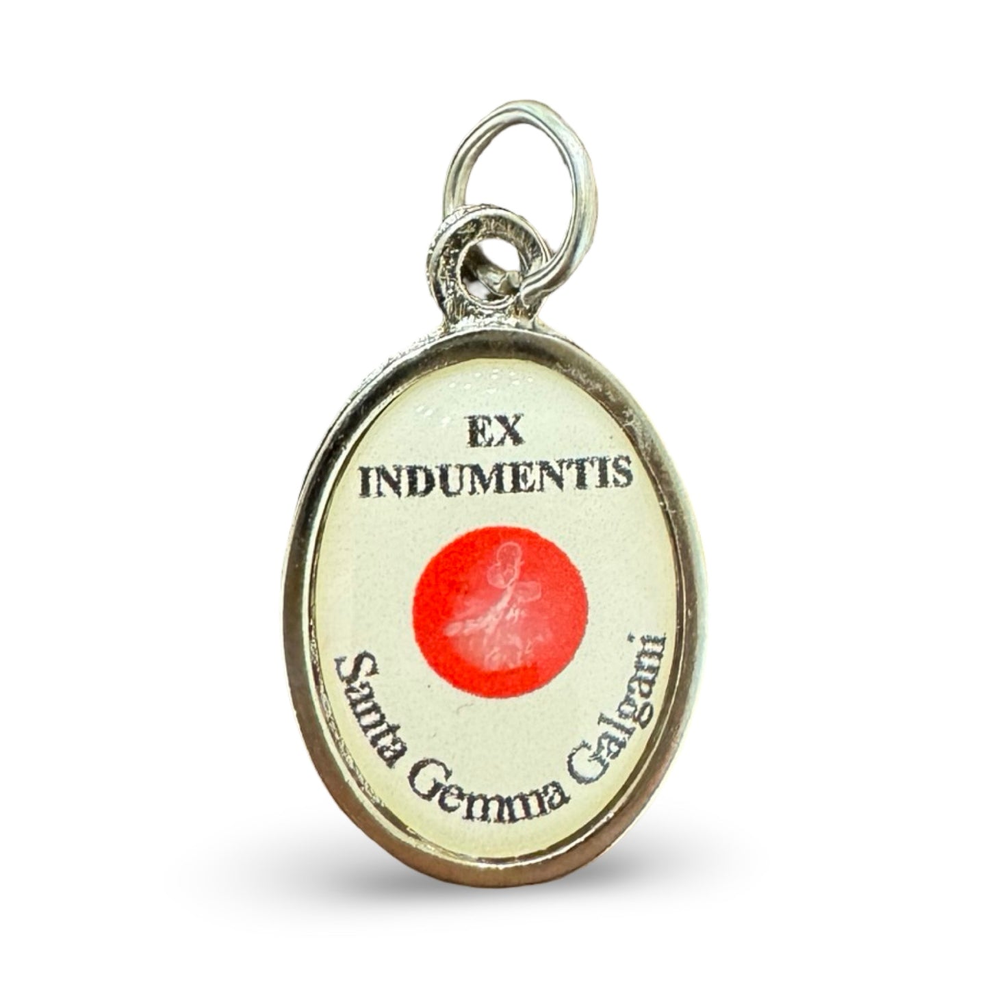 St. Gemma Galgani Oval Relic Medal