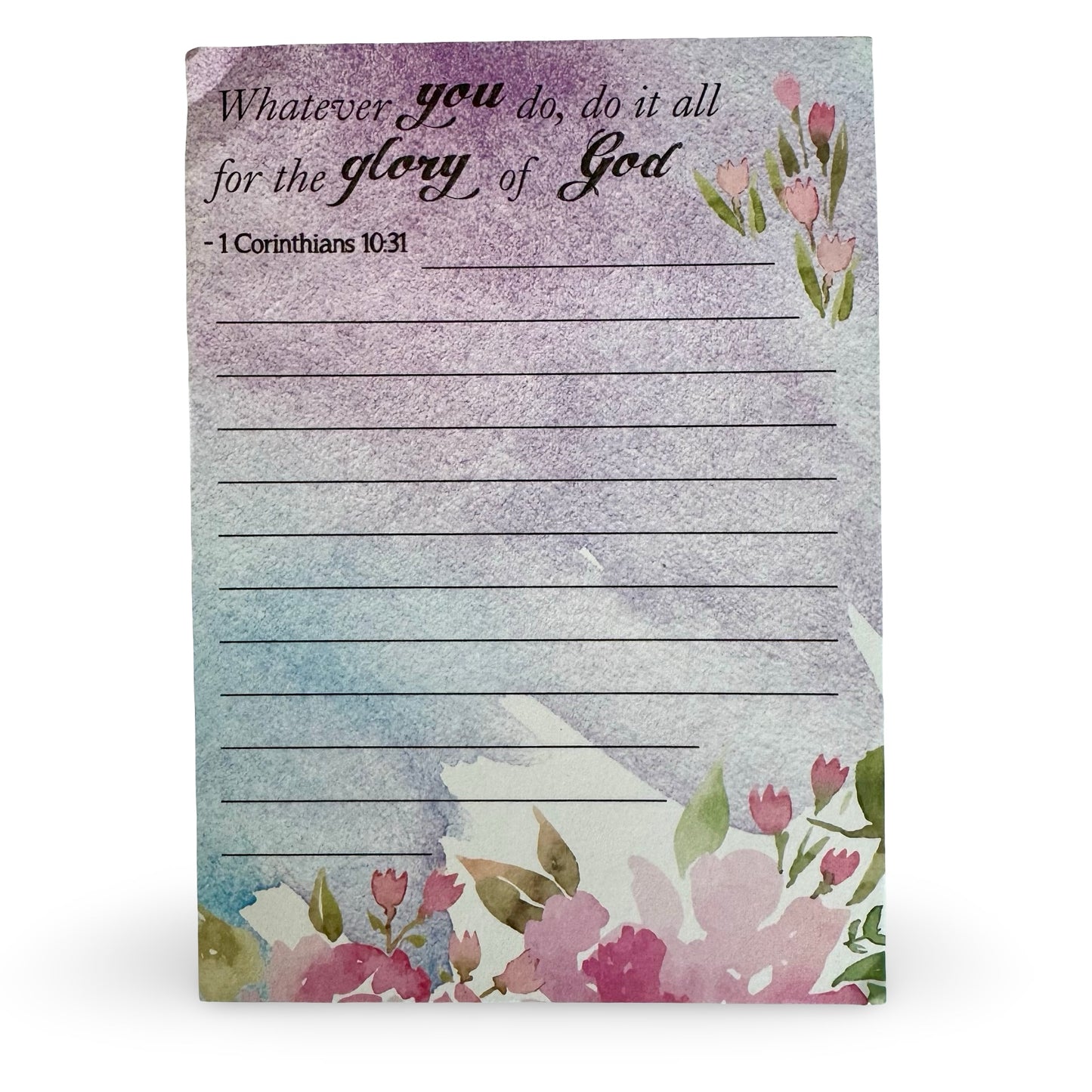 Small Note Pad with Scripture Quotes