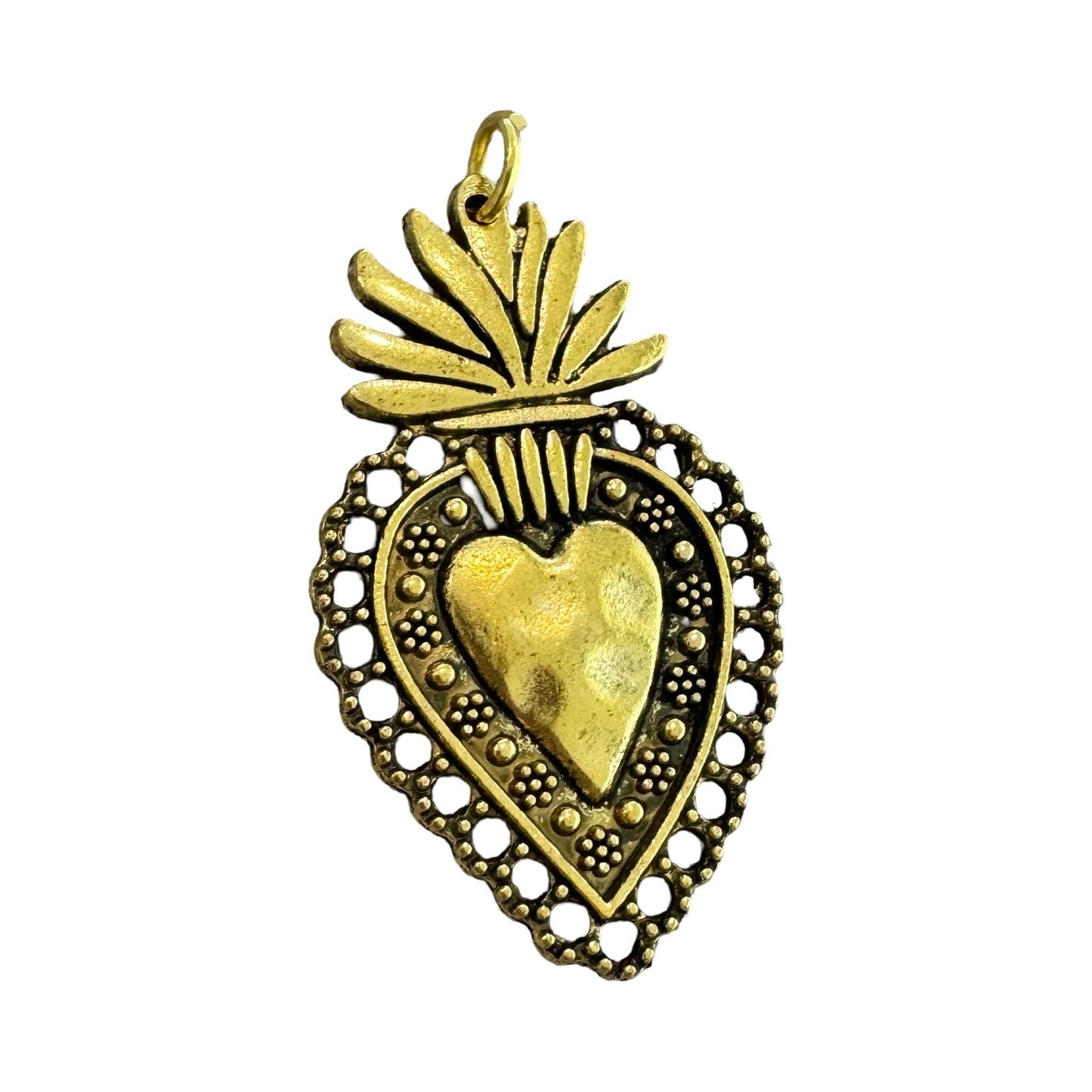 Assorted Gold Heart Pendants