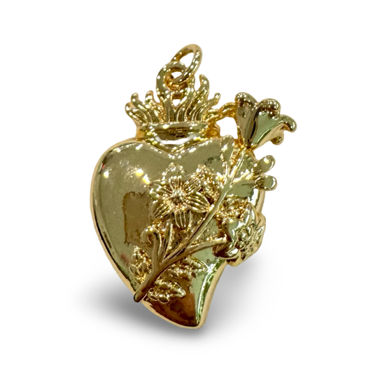 Heart of St. Joseph Gold Pendant