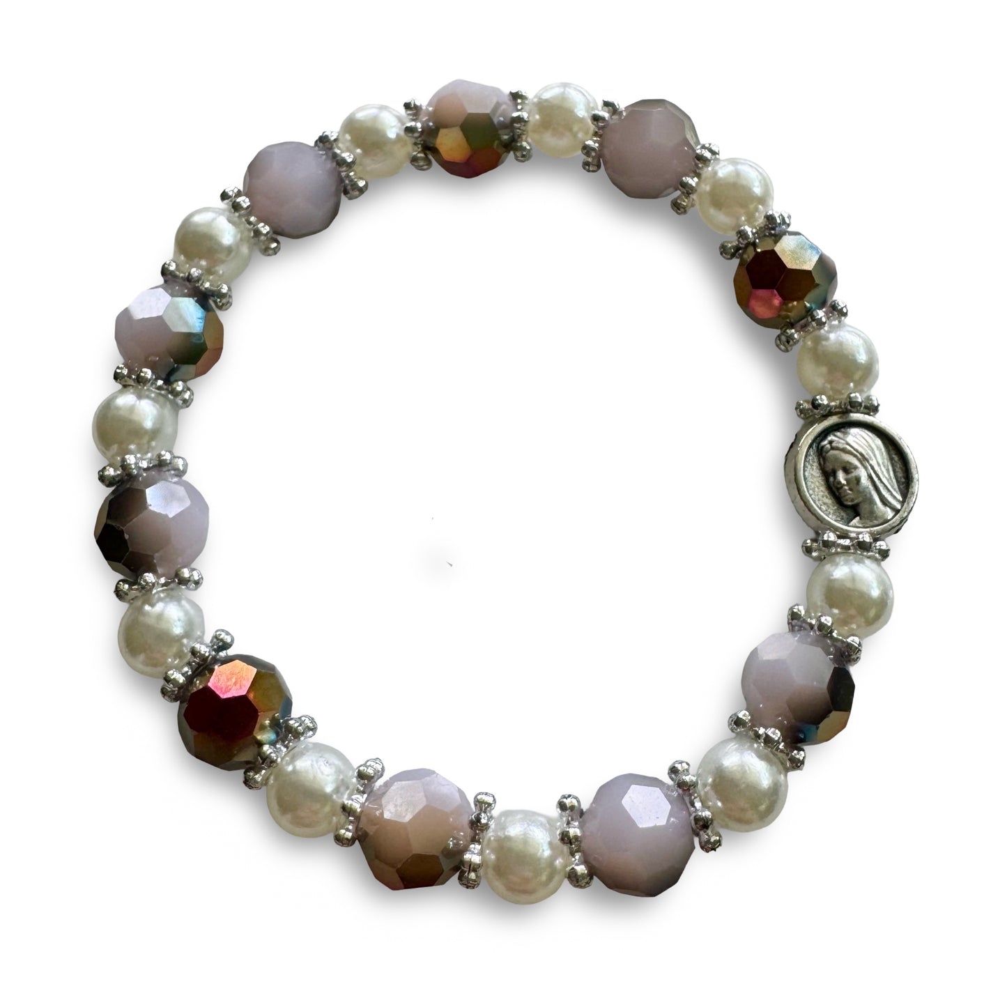 Beaded Queen of Peace Bracelet of Assorted Colors