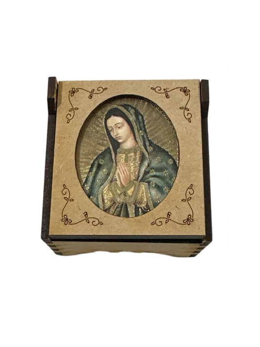 Our Lady of Guadalupe Rosary Box