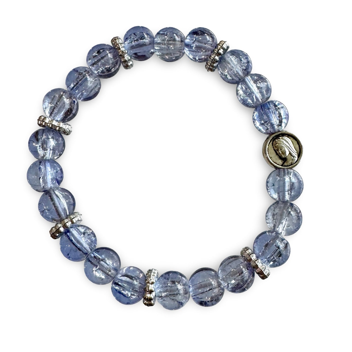 Crystal Chaplet of Peace Bracelet