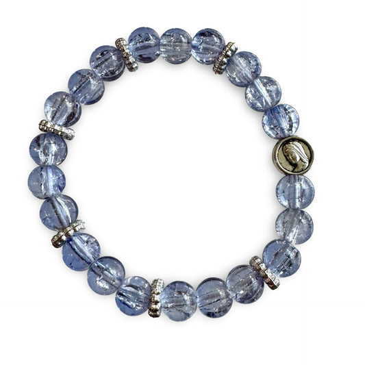 Crystal Chaplet of Peace Bracelet