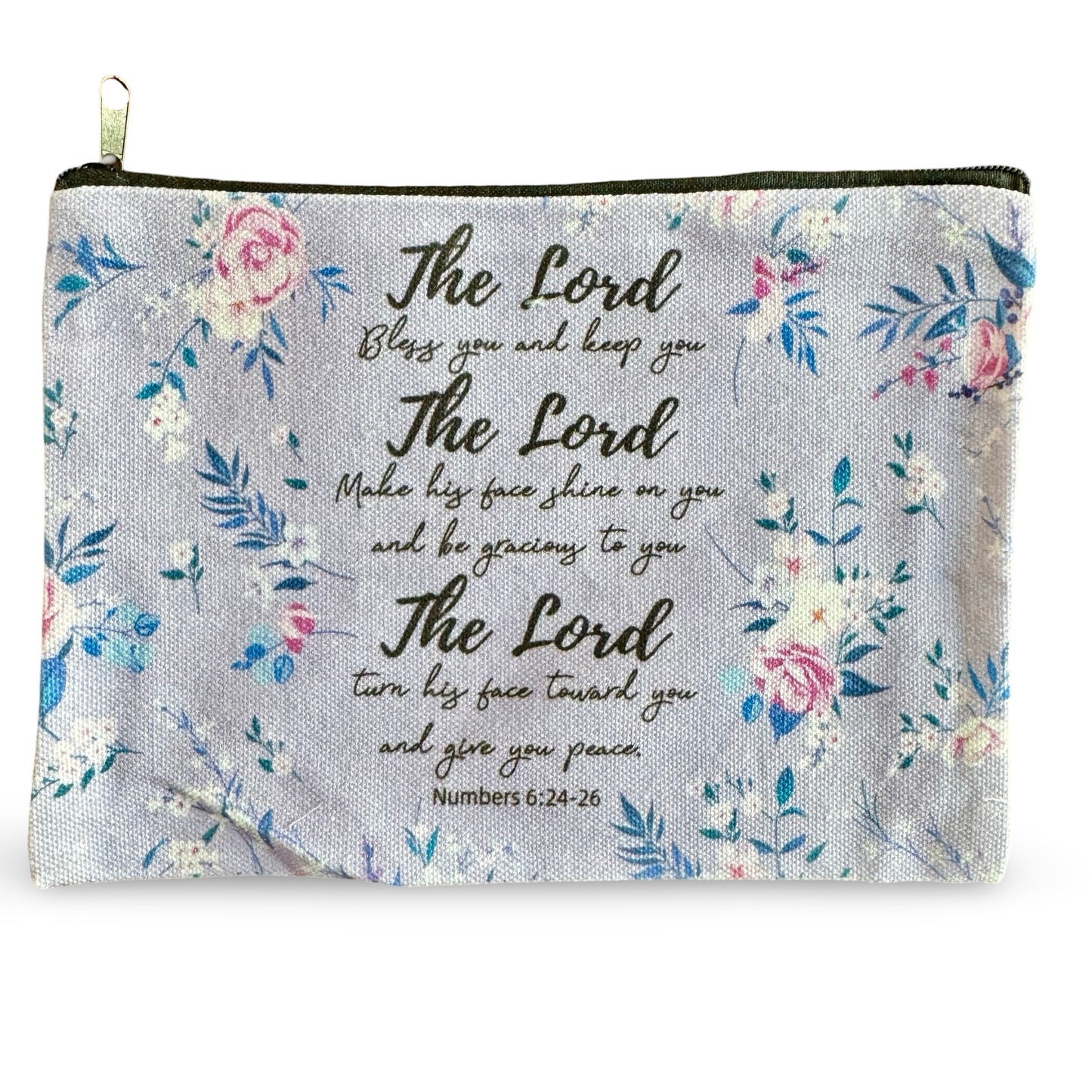 Colorful Bible Verse Zipper Pouches of Assorted Designs