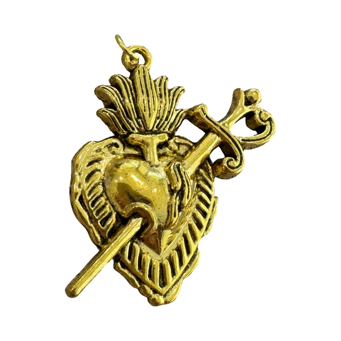 Assorted Gold Heart Pendants