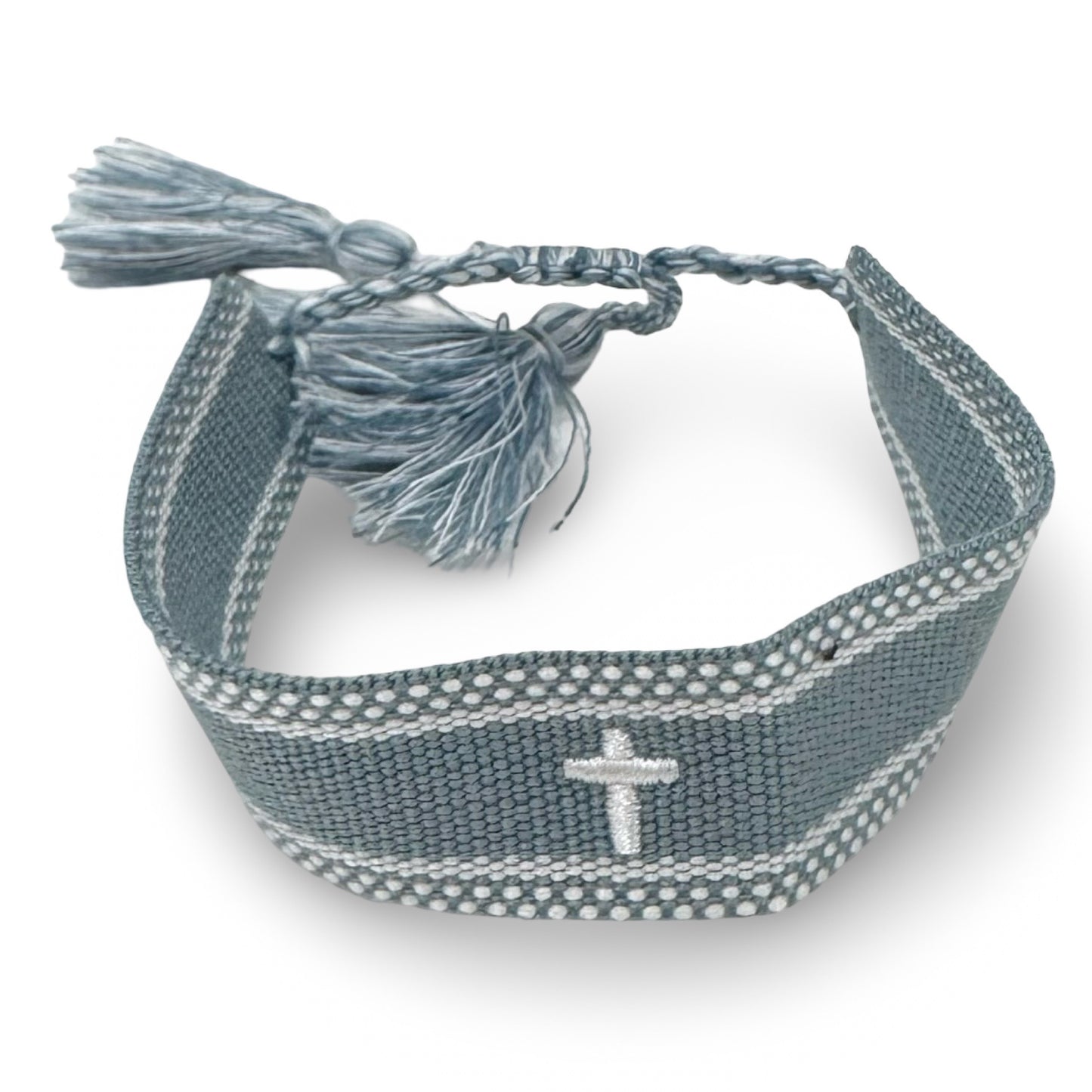 Woven Cross Adjustable Bracelet