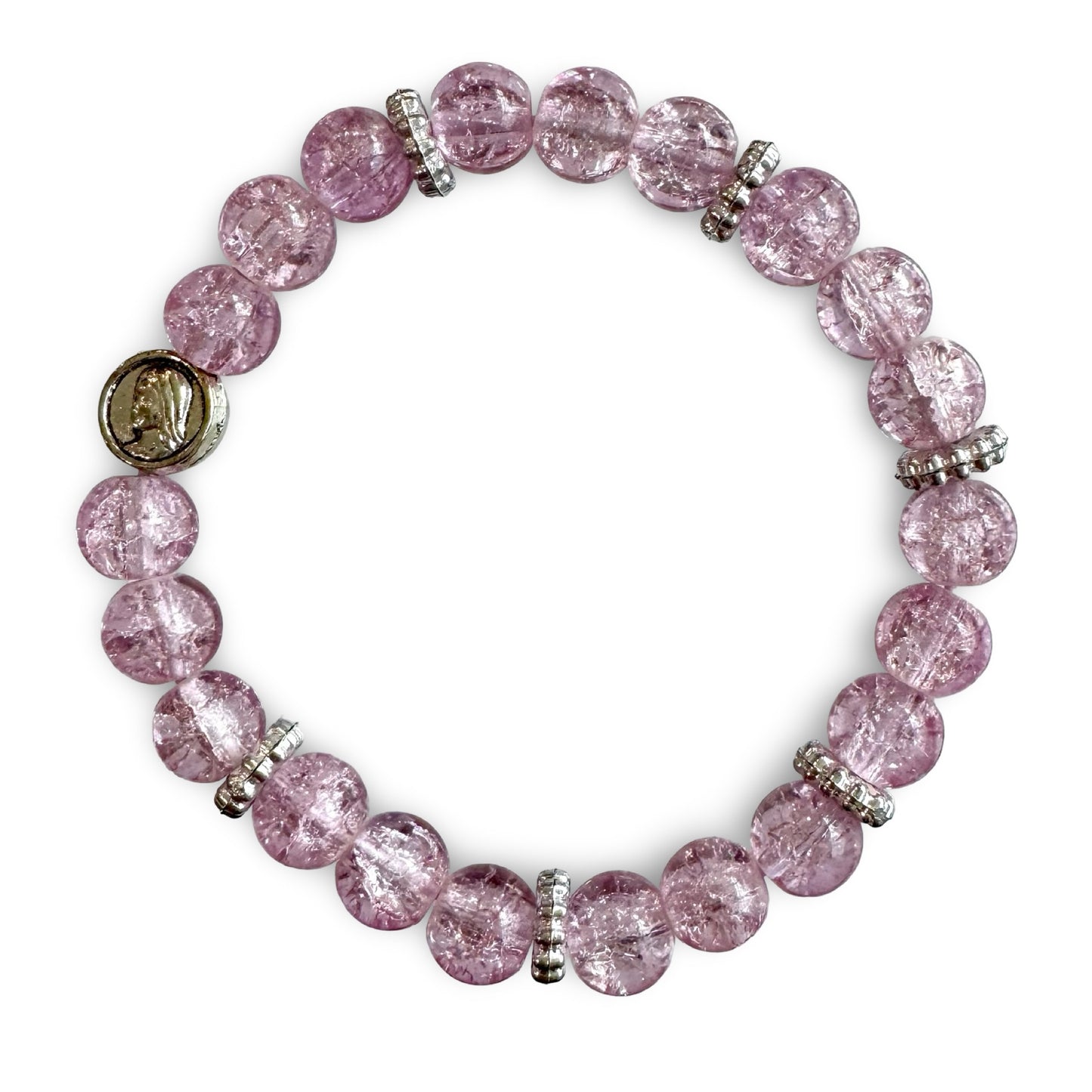 Crystal Chaplet of Peace Bracelet