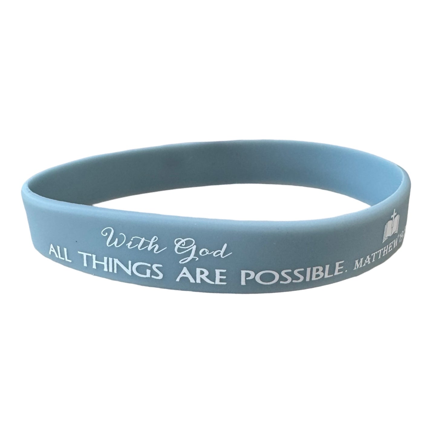 Assorted Bible Verse Silicone Bracelets