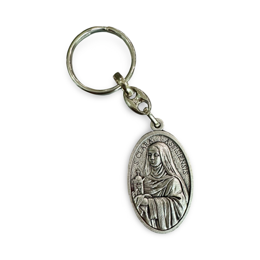 St. Francis of Assisi and St. Clare of Assisi Keychain