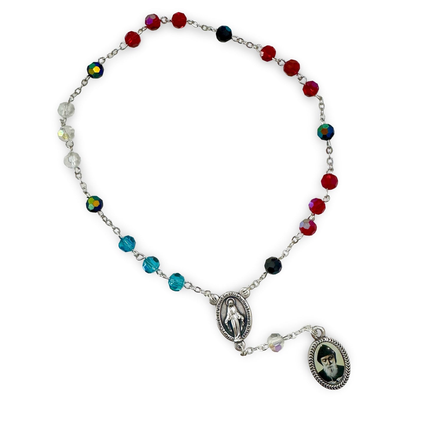 St. Charbel Chaplet with Miraculous Medal