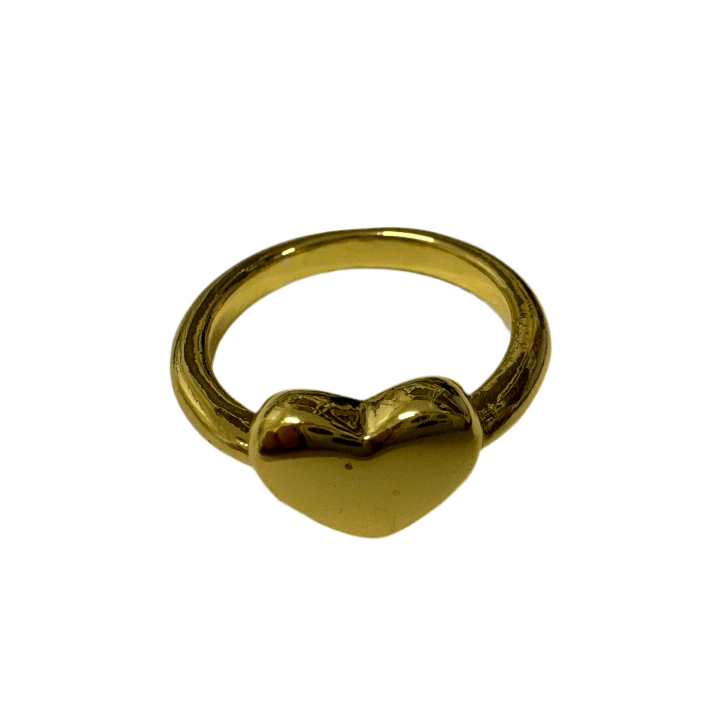Gold Heart Classic Ring