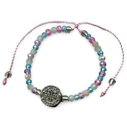 Children’s Mexican Bracelet - St. Benedict Medal