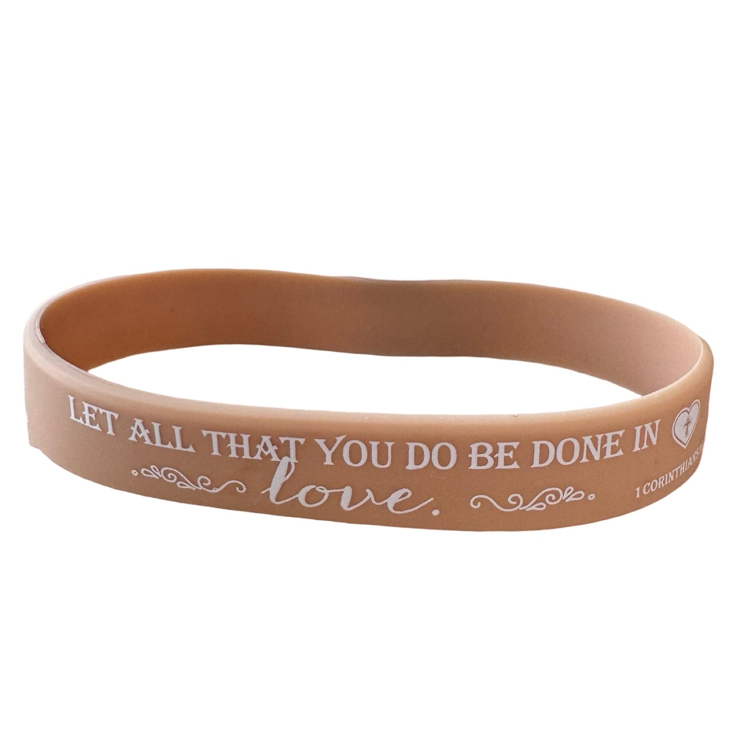 Assorted Bible Verse Silicone Bracelets