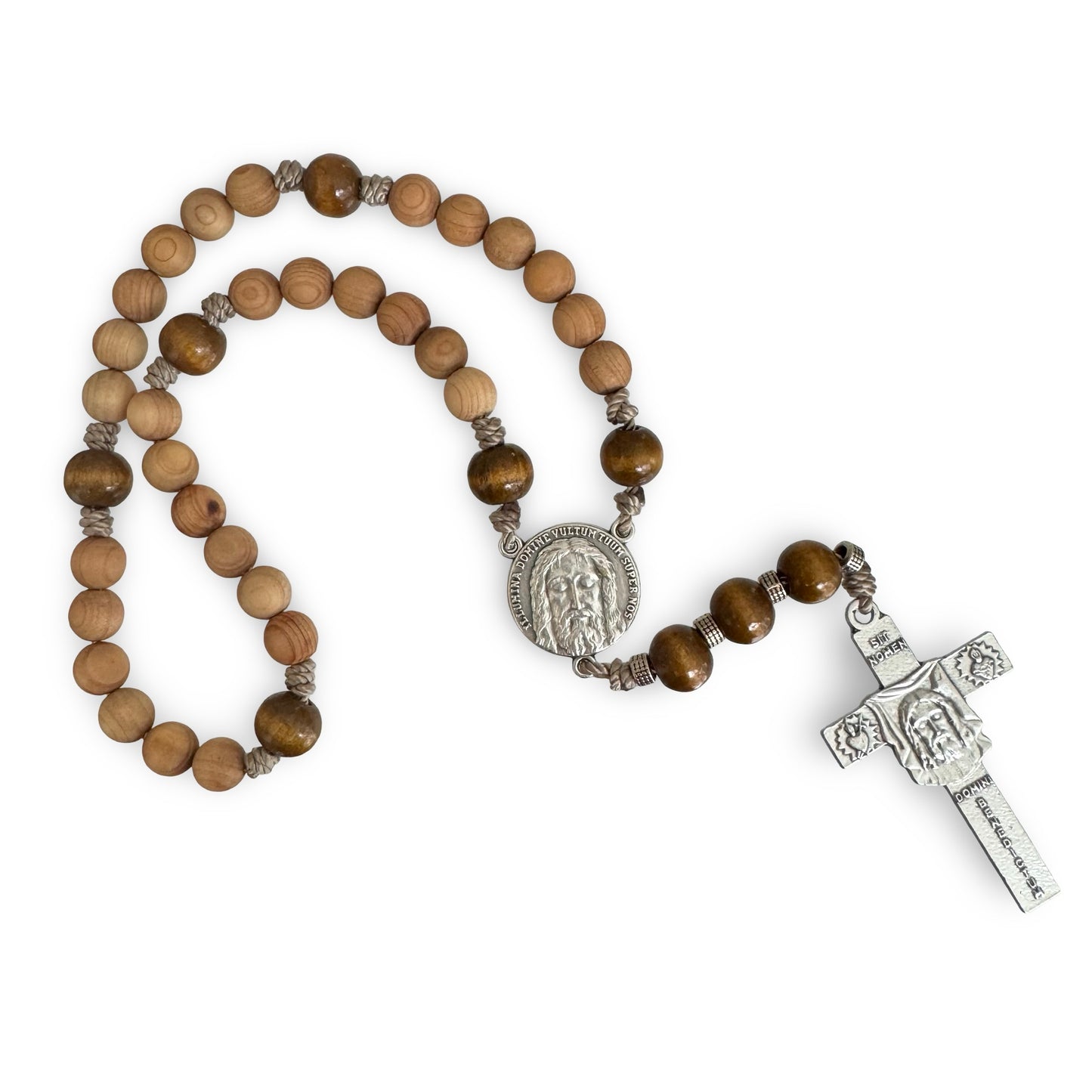 Chaplet of the Holy Face with Holy Face Crucifix - made by SCTJM