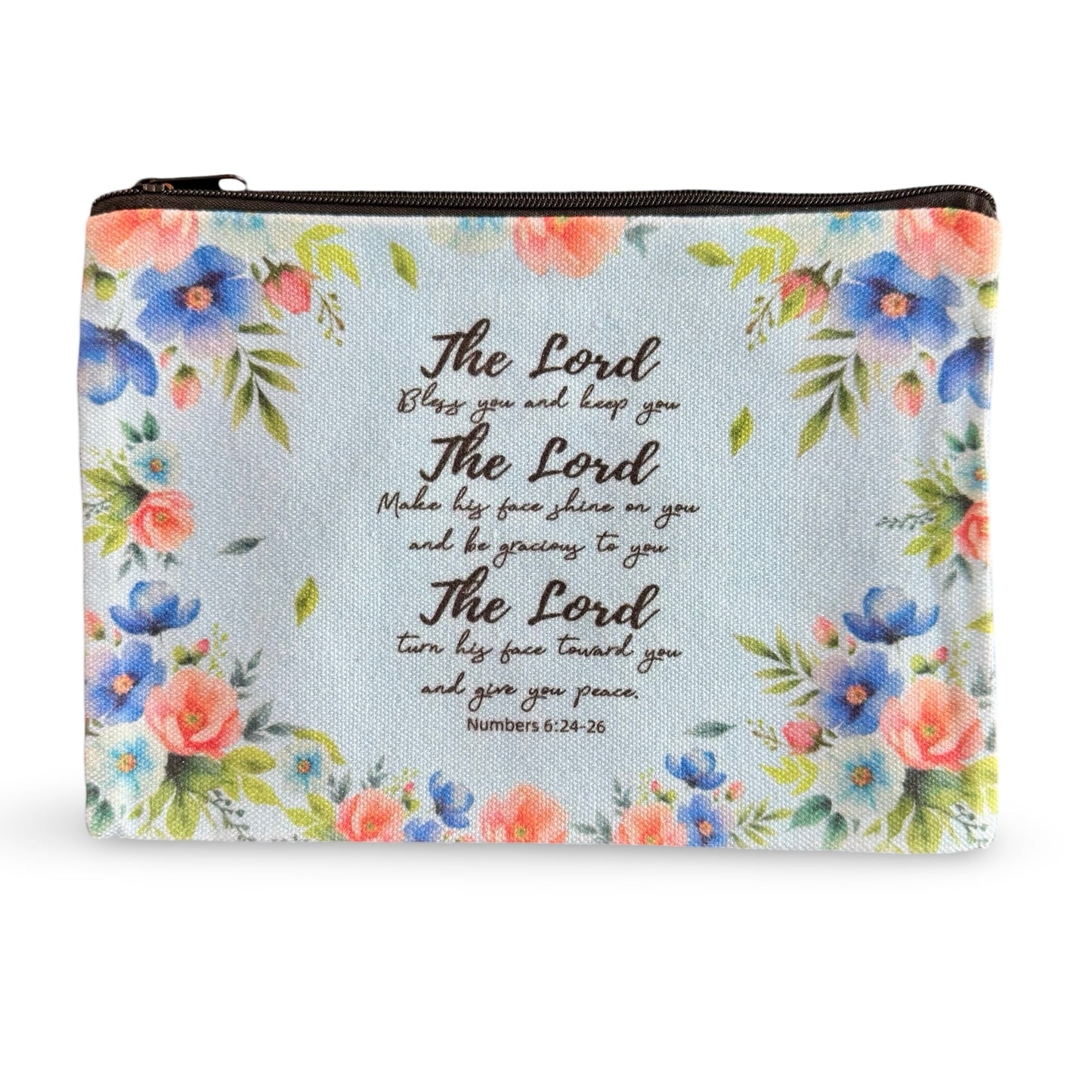 Colorful Bible Verse Zipper Pouches of Assorted Designs