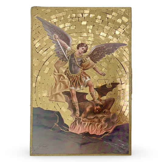 Gold St. Michael Mosaic Image