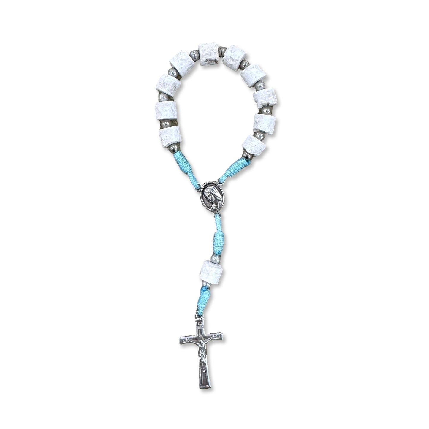 Refined Stone Our Lady Queen of Peace Decade Rosary