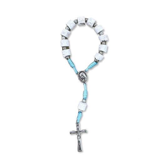Refined Stone Our Lady Queen of Peace Decade Rosary