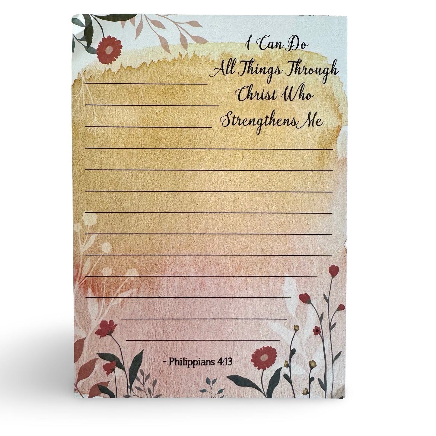 Small Note Pad with Scripture Quotes