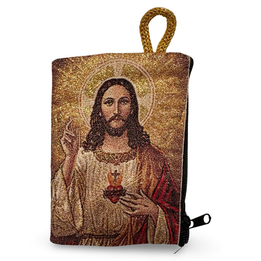 Sacred Heart of Jesus Blessing Pouch