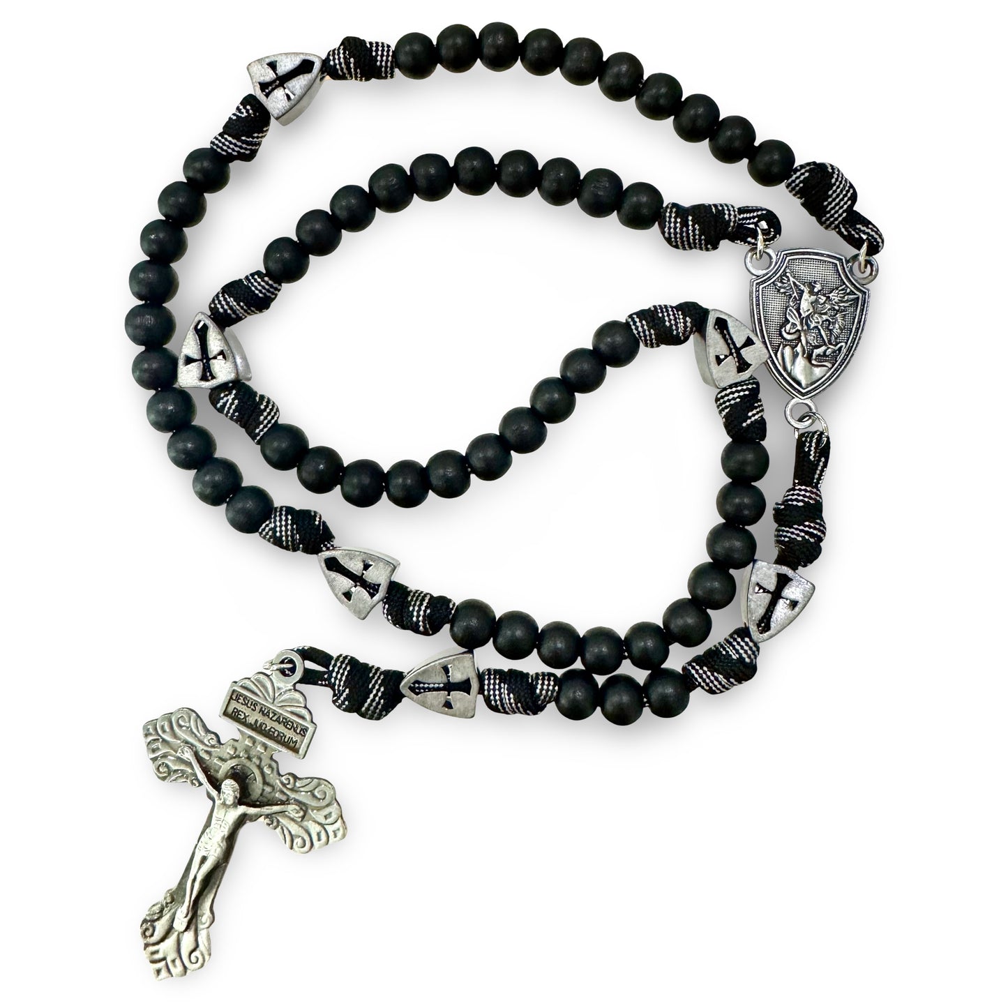 Extra-large St. Michael the Archangel Rosary with Pardon Crucifix