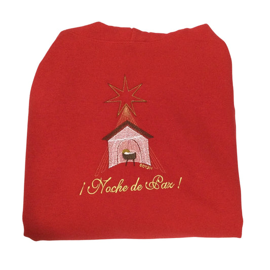 "O Noche Paz" Suéter Bordado por SCTJM