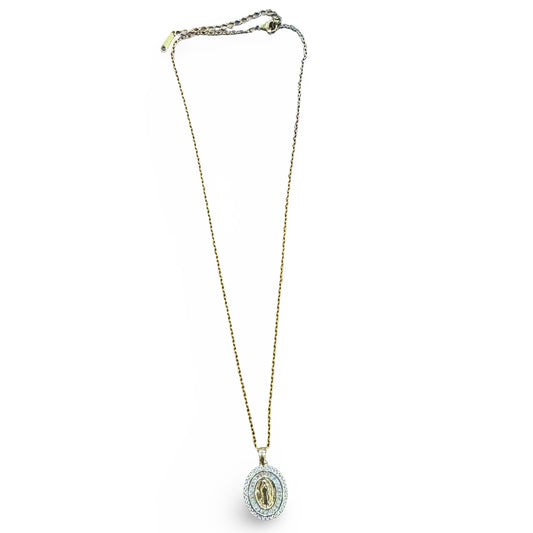Our Lady of Guadalupe Rhinestone Necklace