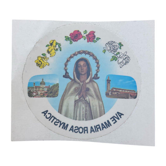 Rosa Mystica Car Sticker
