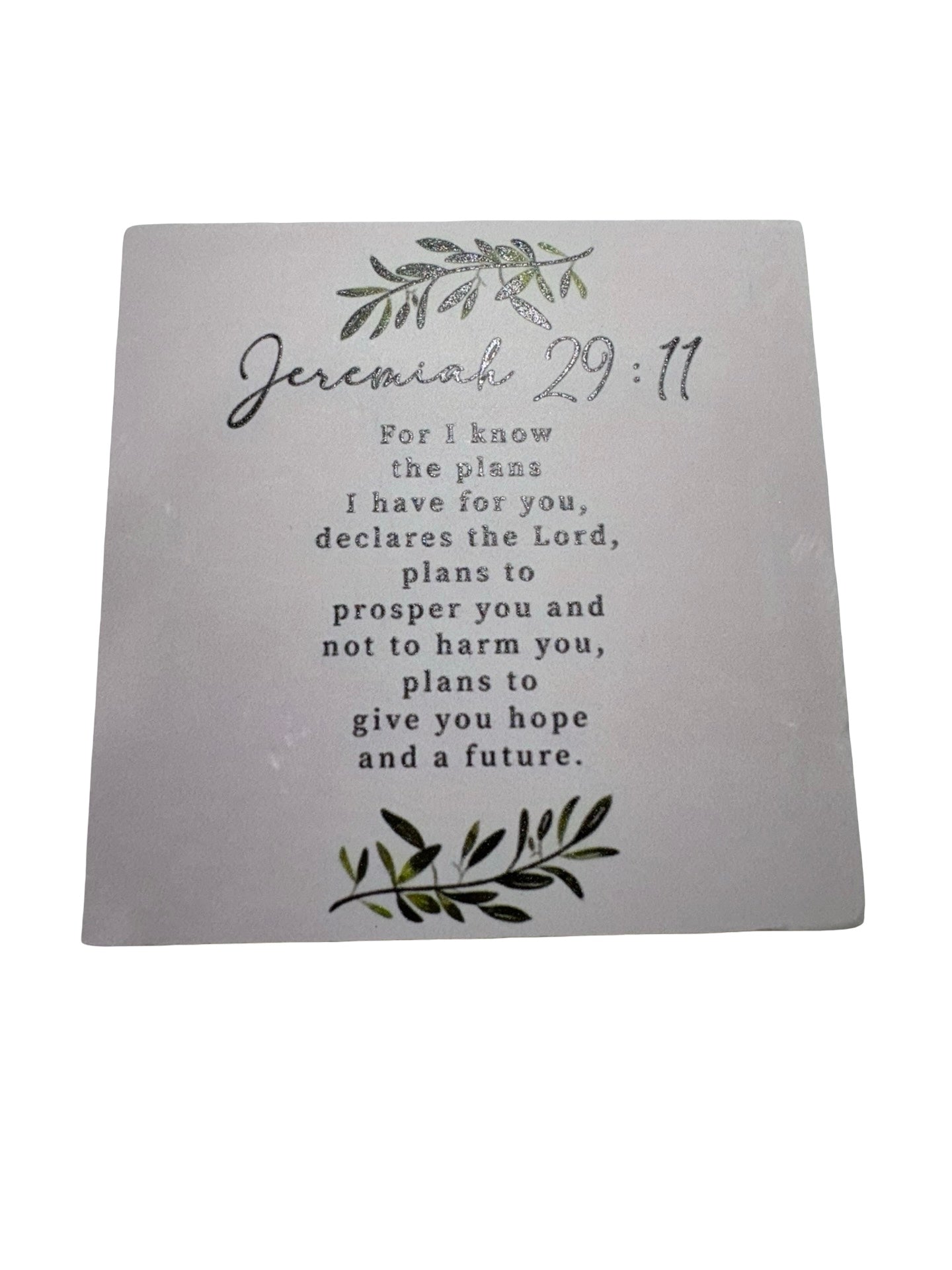 Assorted Square Bible Verse Plaque